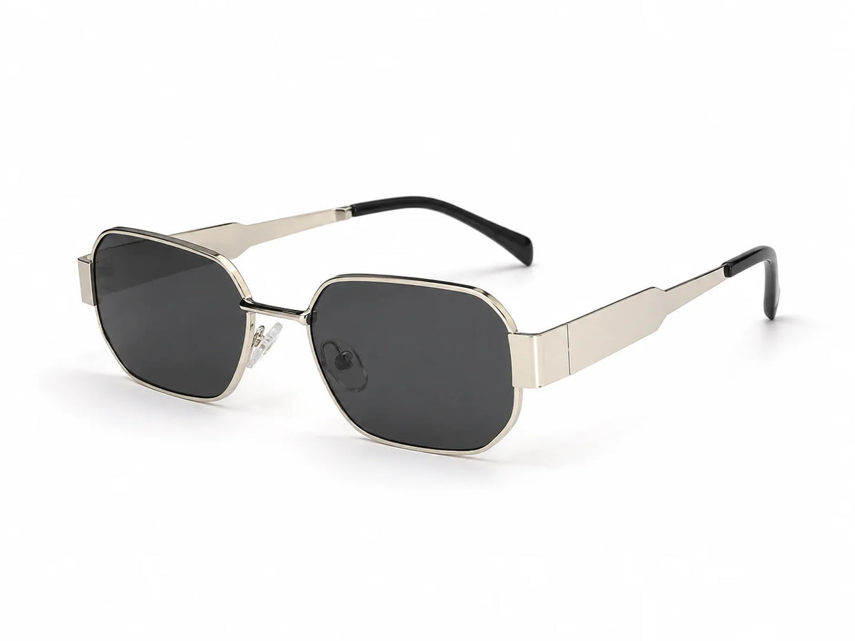 VTitan Edge Silver Square Sunglasses